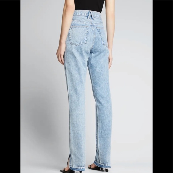 SLVRLAKE. NWOT Sierra Twisted Slim Straight Jeans w/ Splits Size 29 - Picture 3 of 7